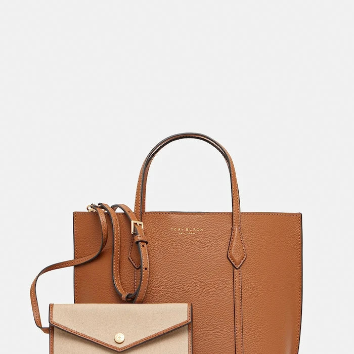 Кожена чанта Tory Burch Perry