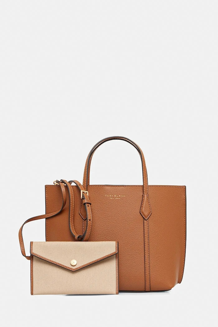 Кожена чанта Tory Burch Perry