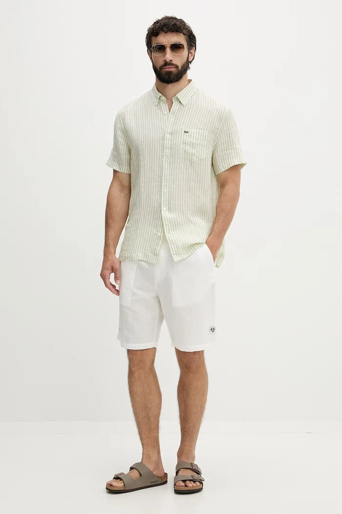 Lacoste риза мъжка от лен