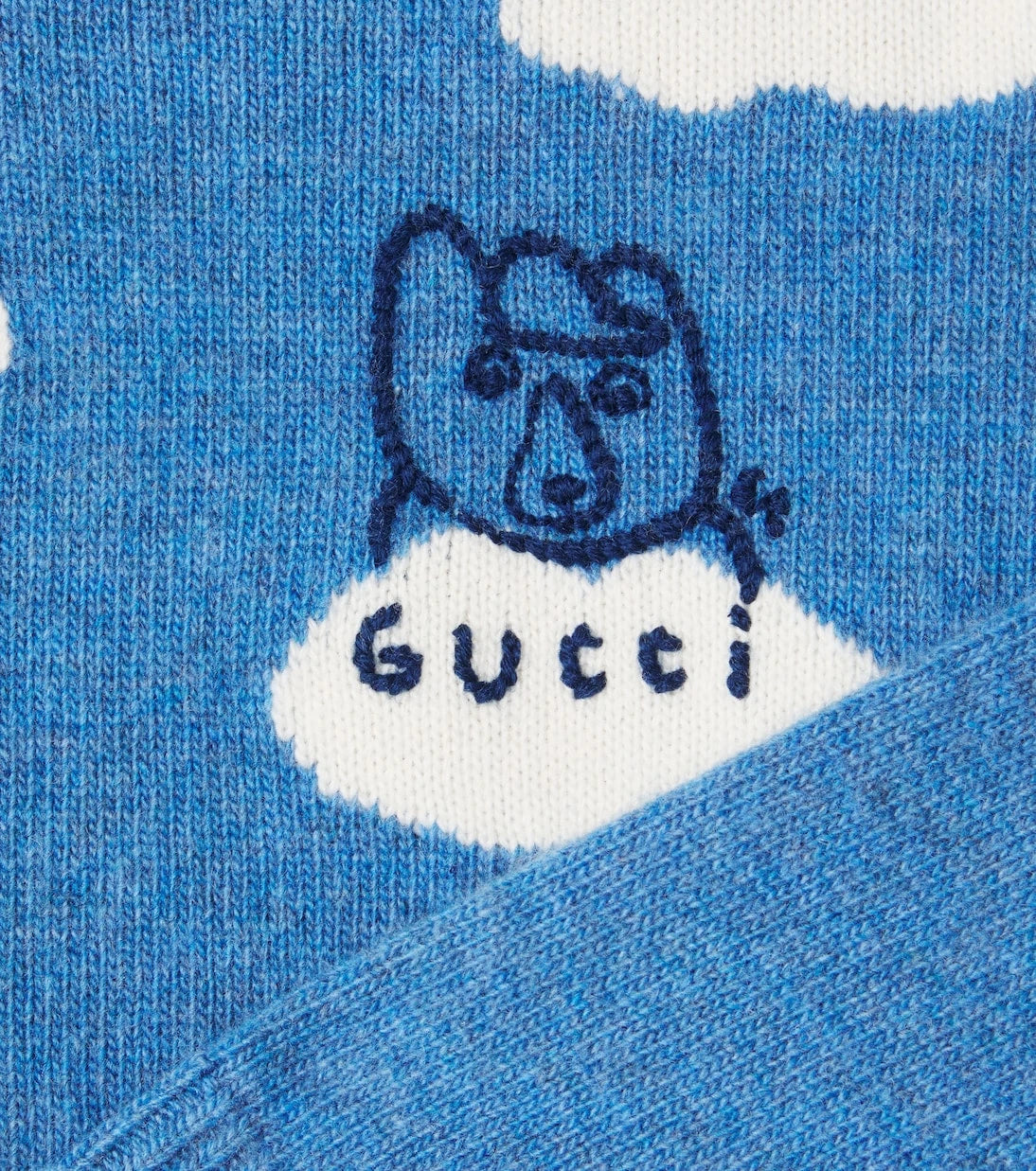 Gucci Kids - x Euan Roberts Baby embroidered wool sweater