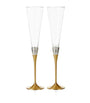 Set of 2 With Love Toasting Flutes