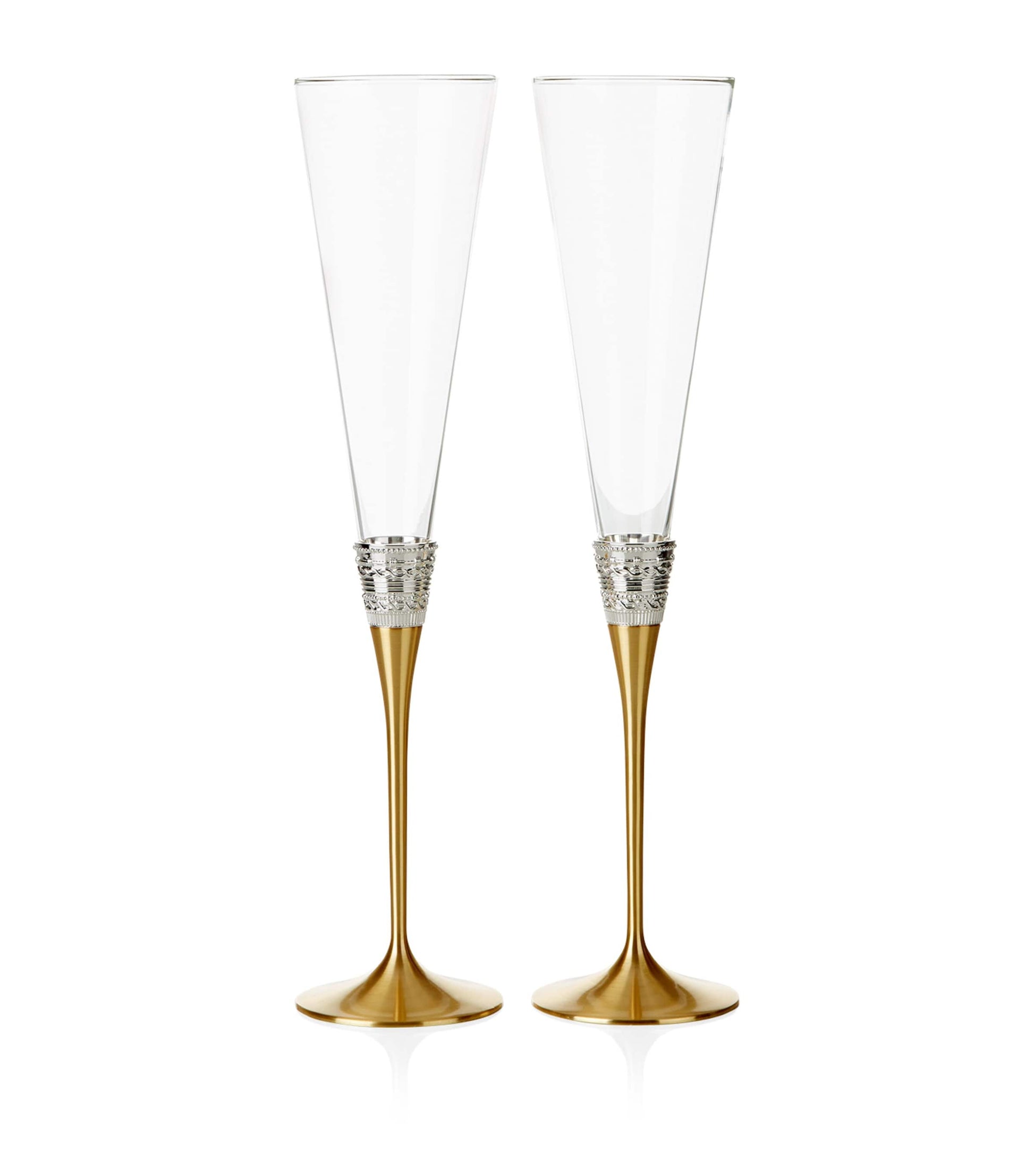 Set of 2 With Love Toasting Flutes