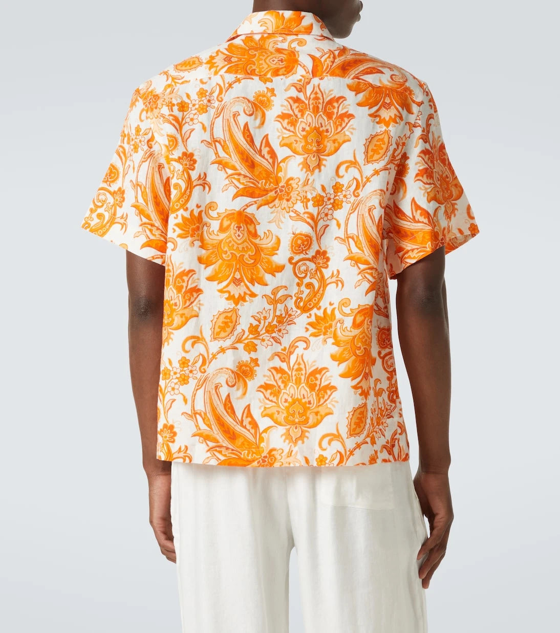 Etro - Paisley linen bowling shirt