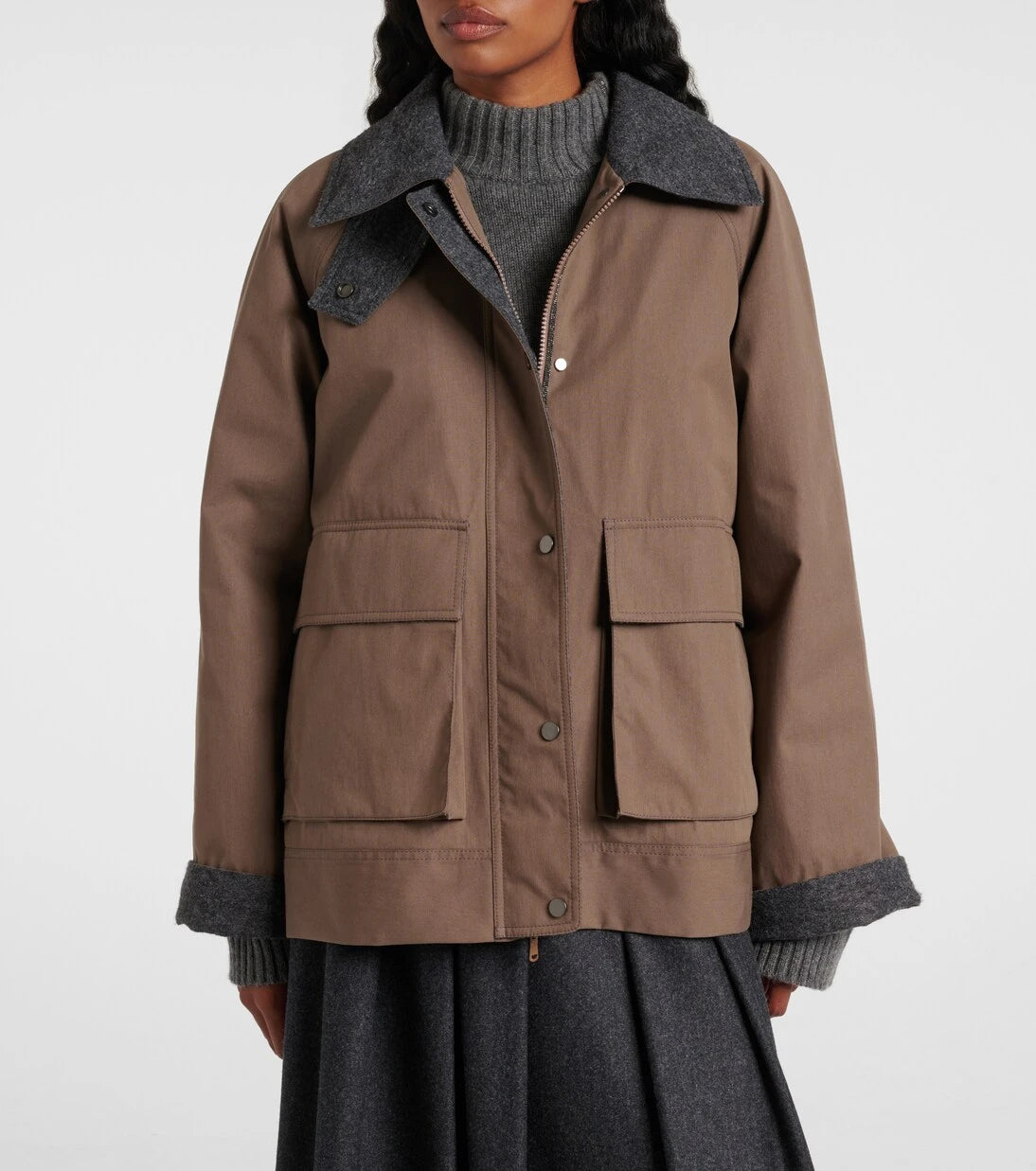 Brunello Cucinelli - Cotton-blend jacket