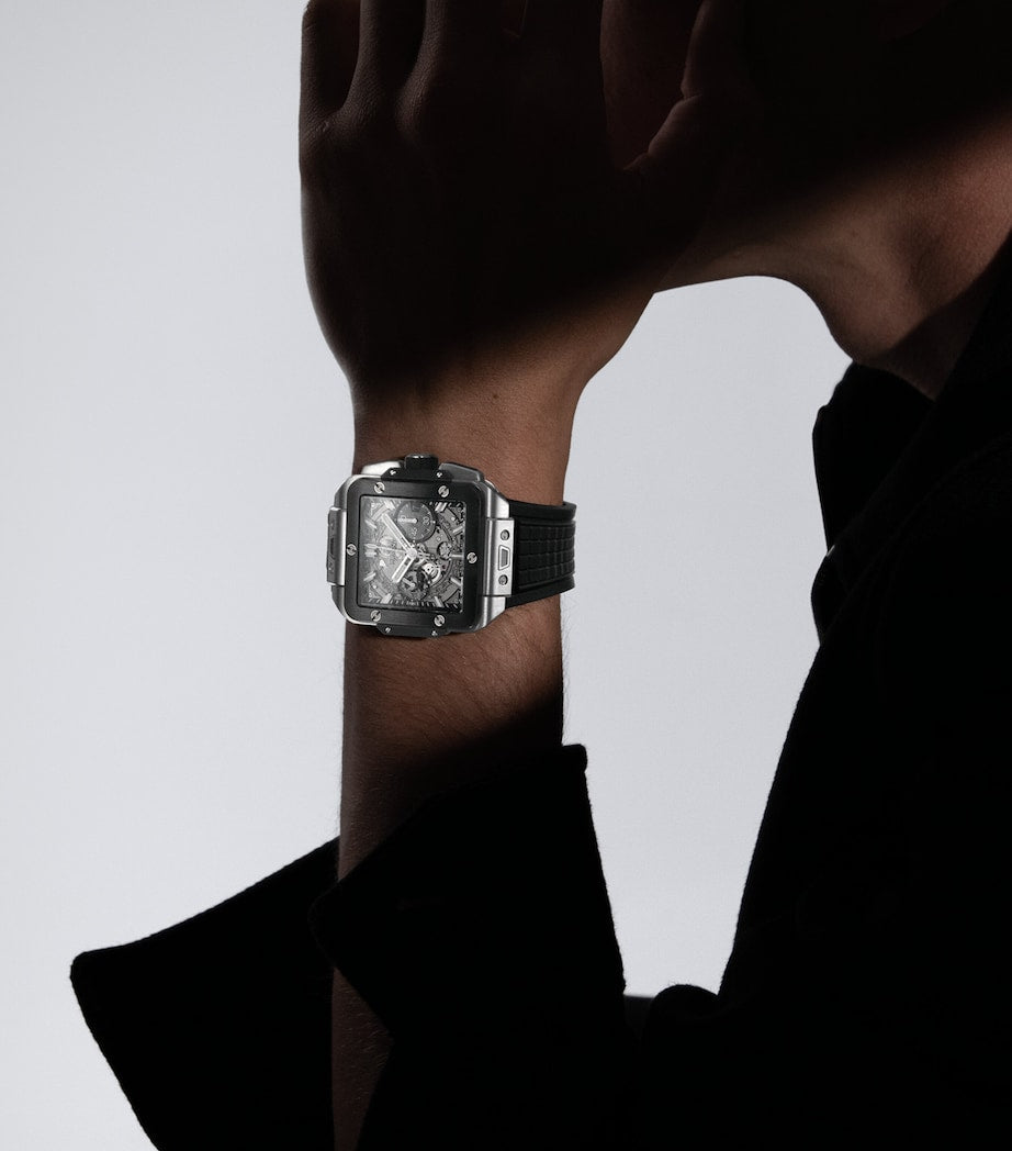 Hublot Titanium and Ceramic Square Bang Unico Watch 42mm