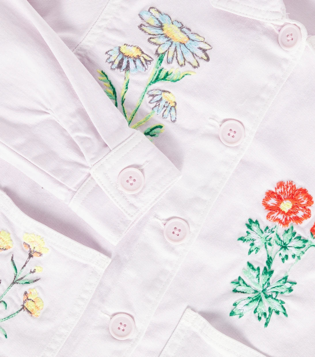 Stella McCartney Kids - Embroidered cotton jacket