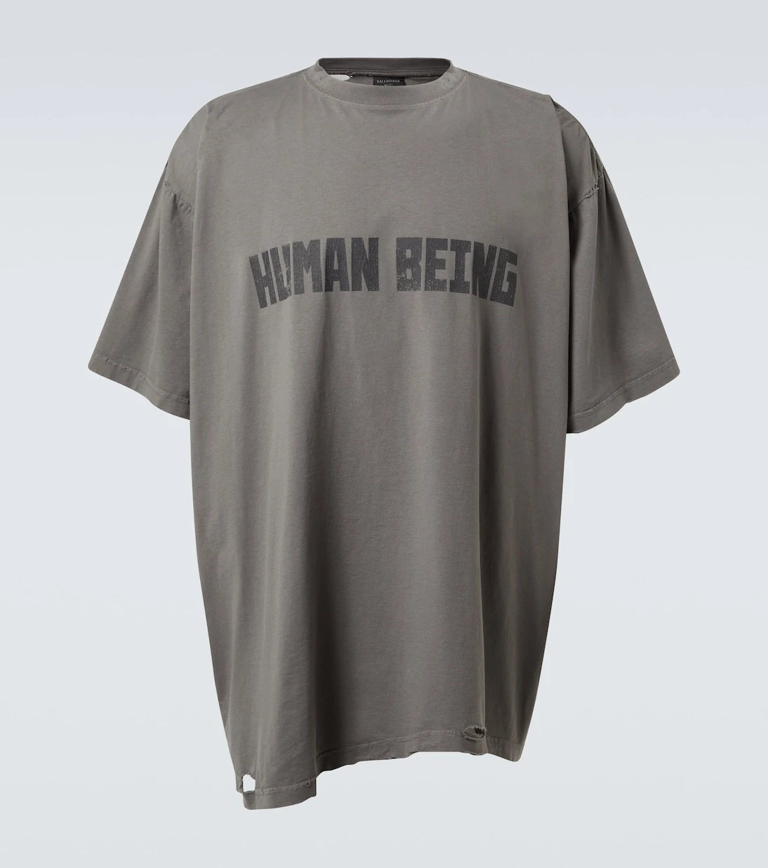 Balenciaga - Distressed cotton jersey T-shirt