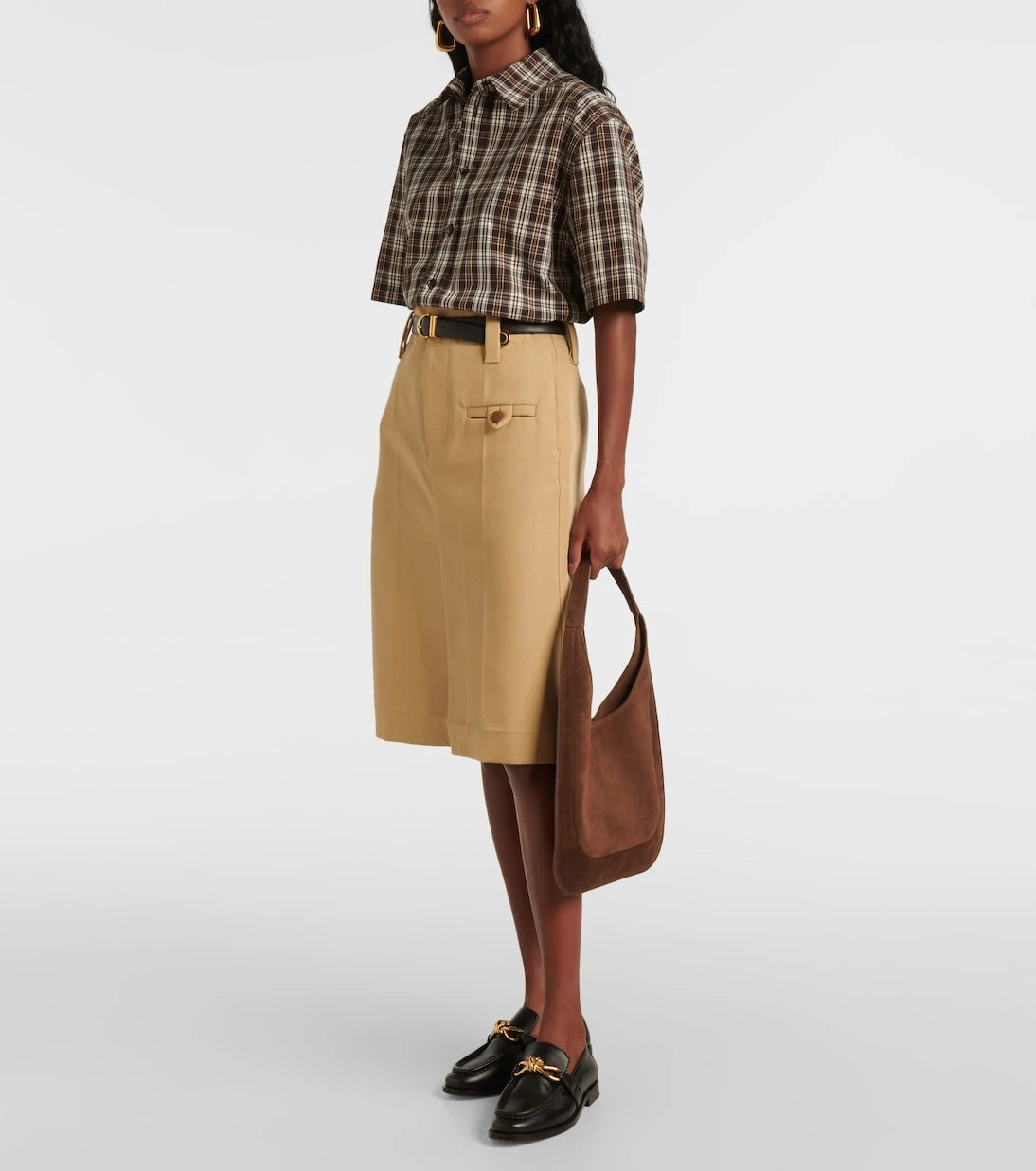 Aesther Ekme - Midi suede shoulder bag