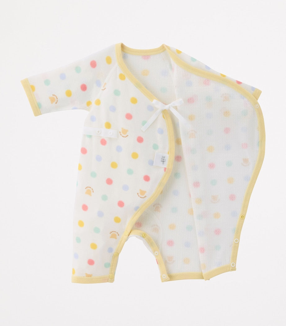 Cotton Polka Dot Playsuit (1 Month)