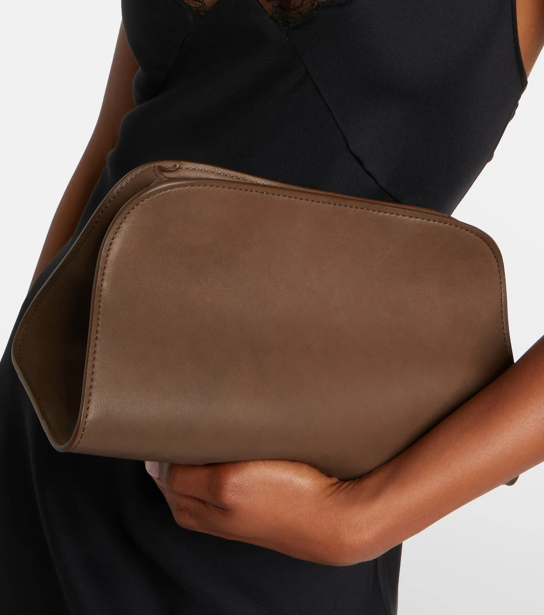 The Row - Peggy Small leather clutch