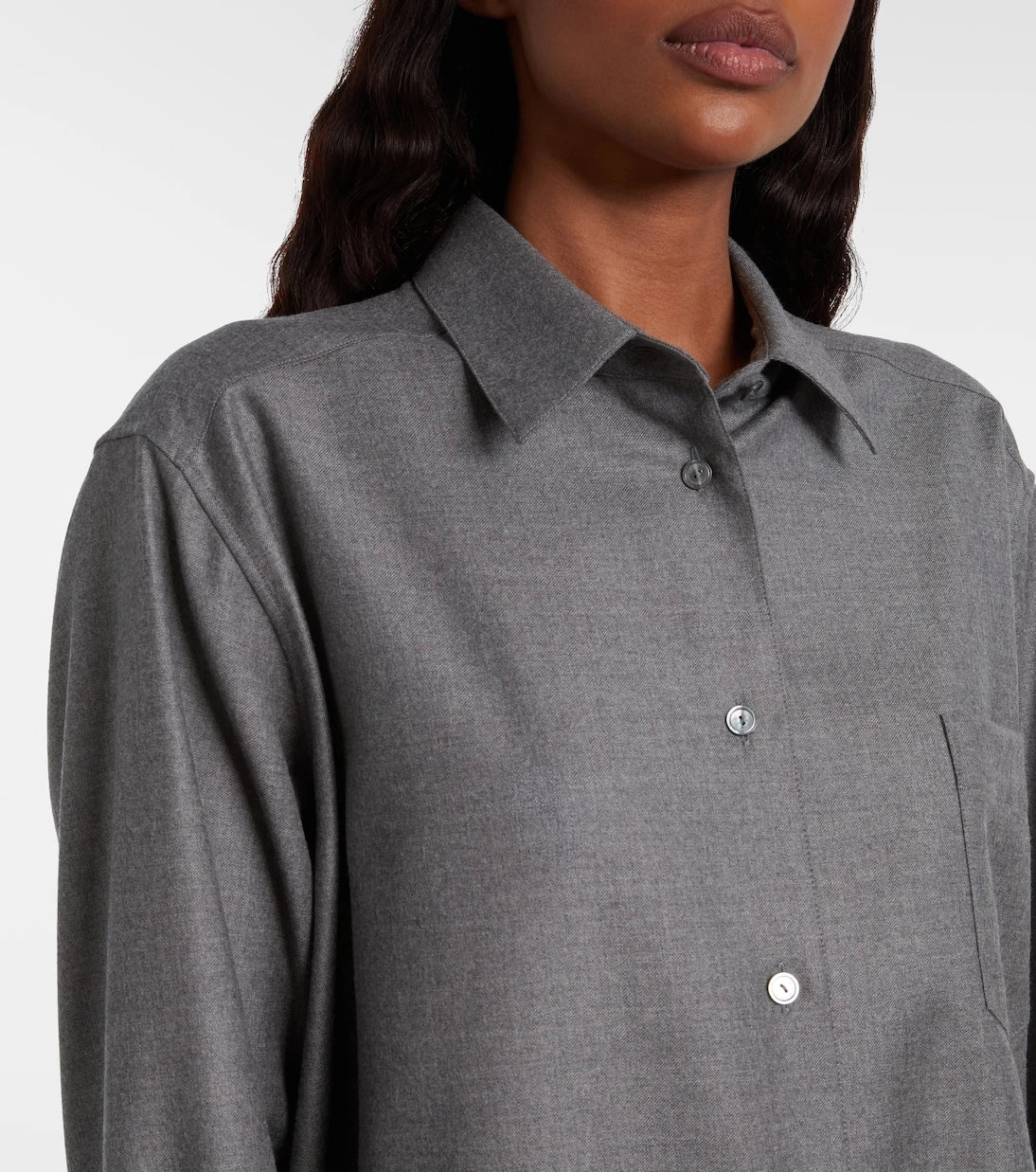 The Row - Pino virgin wool shirt
