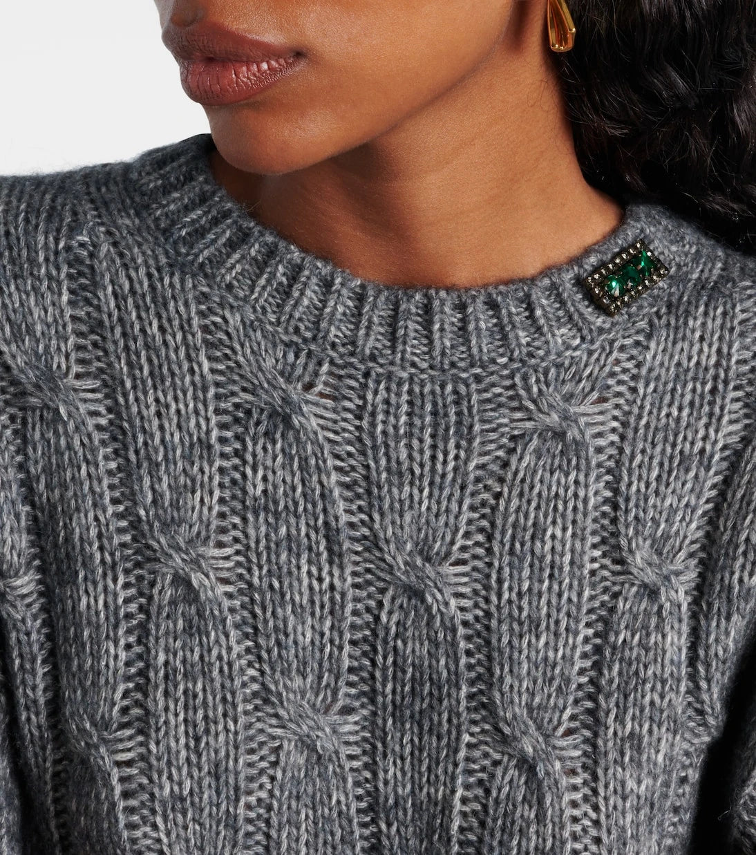 'S Max Mara - Cotton, alpaca, and wool sweater