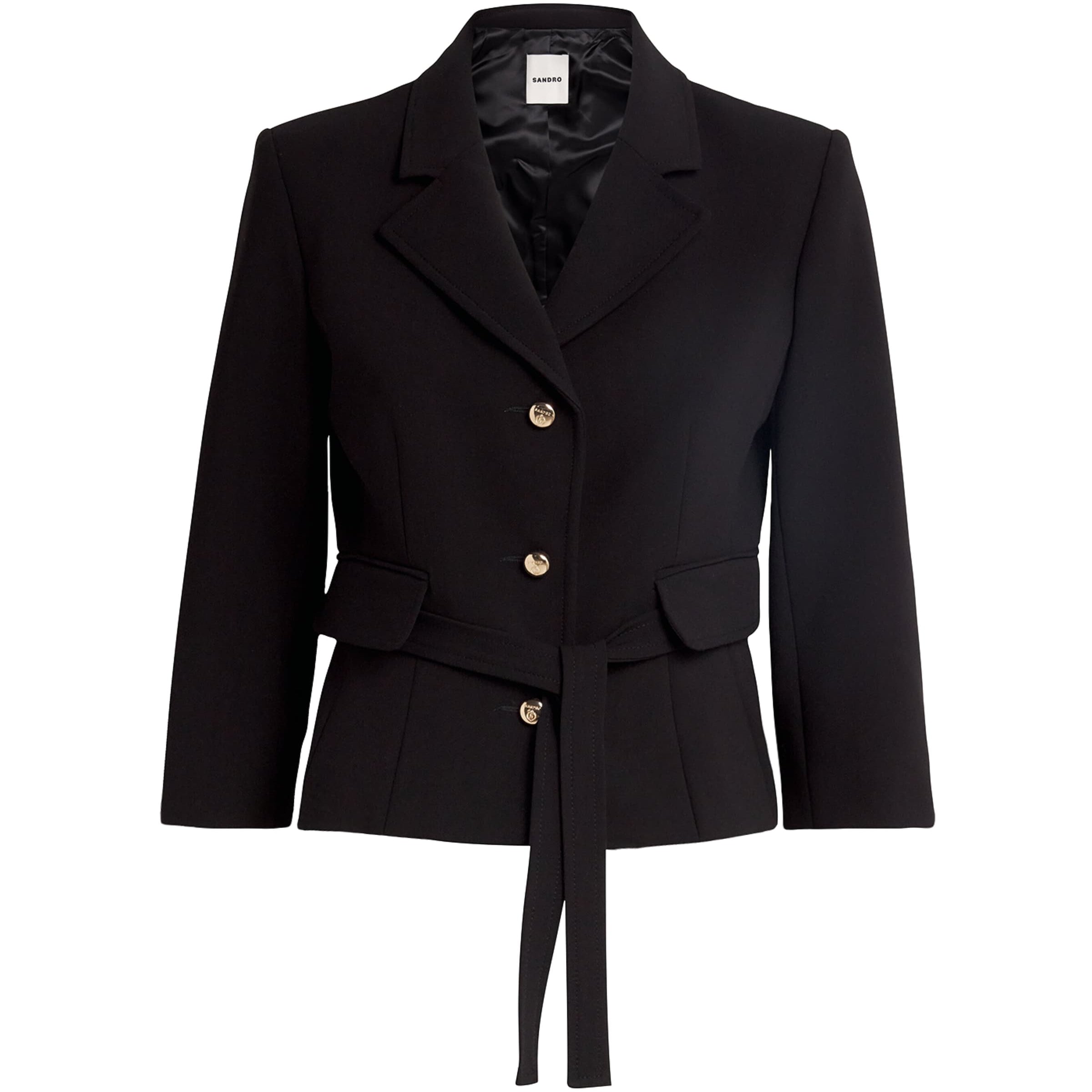 Black Cropped Blazer