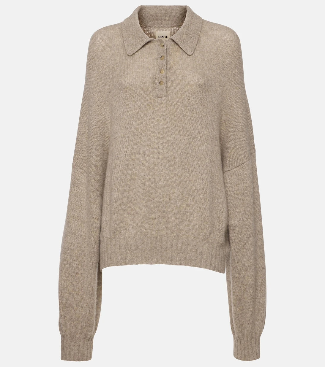 Khaite - Rene cashmere polo sweater