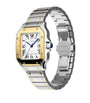 Yellow Gold and Stainless Steel Santos de Cartier Watch 35.1mm