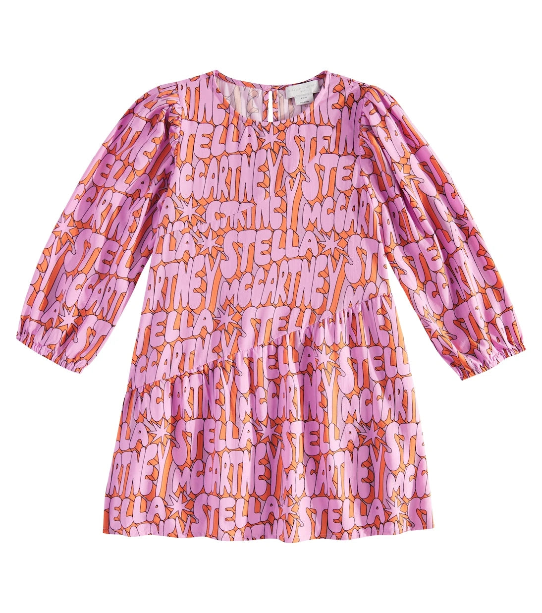 Stella McCartney Kids - فستان بطبعة الشعار