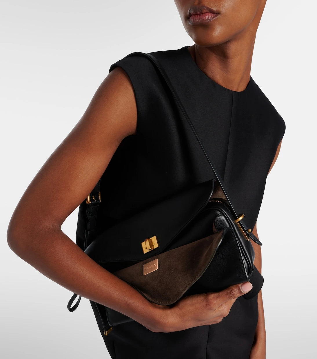 Balenciaga - Le 7 leather shoulder bag