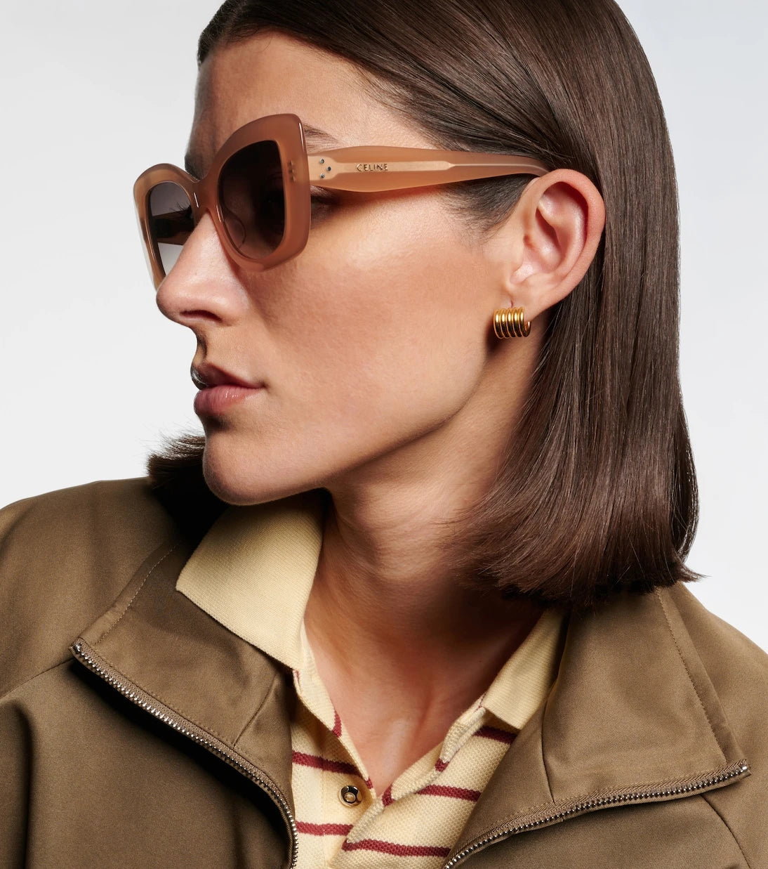 Celine Eyewear - 3 Dots cat-eye sunglasses
