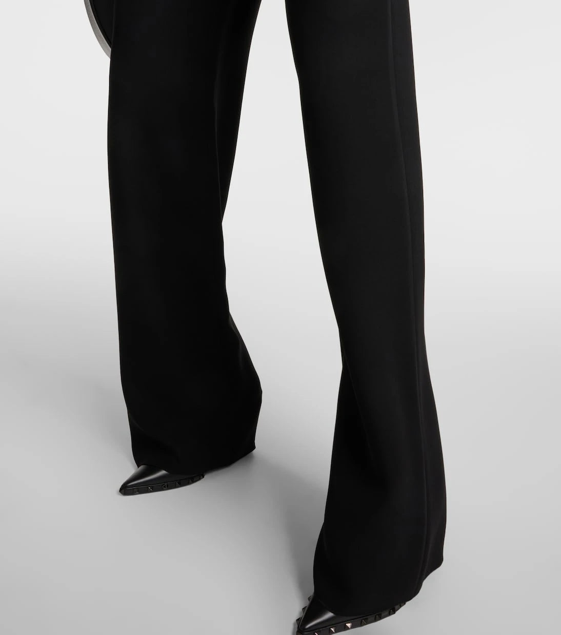 Valentino - Mid-rise silk wide-leg pants