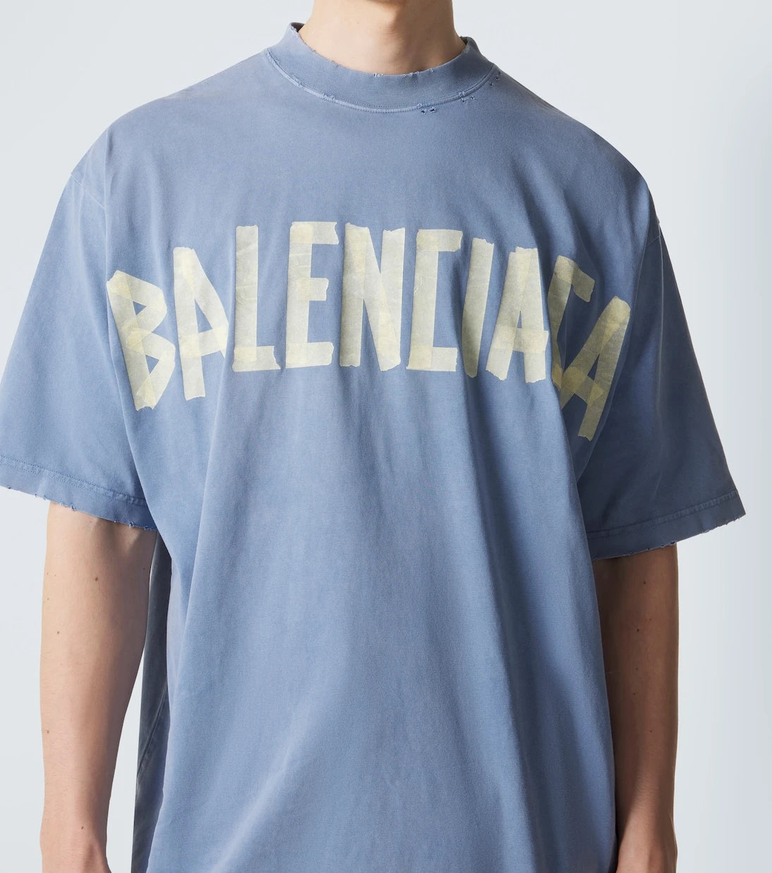 Balenciaga - Tape Type cotton jersey T-shirt