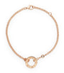 Rose Gold and Diamond LOVE Chain Bracelet