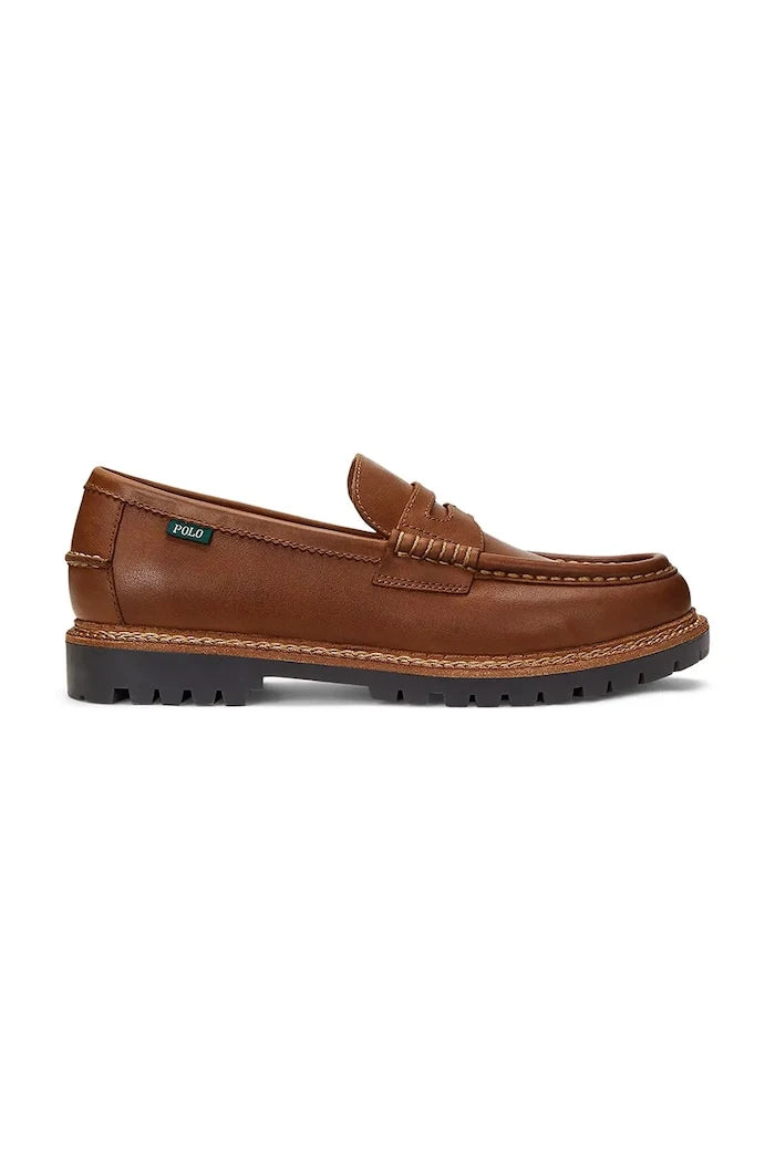 Кожени мокасини Polo Ralph Lauren Jett Penny