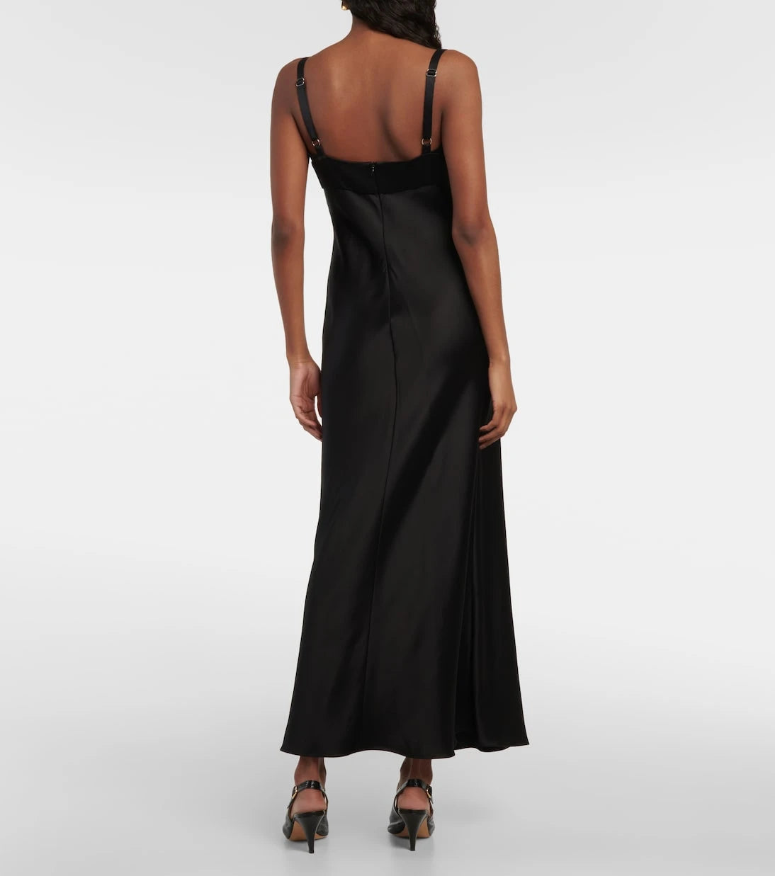 Khaite - Joely satin slip dress