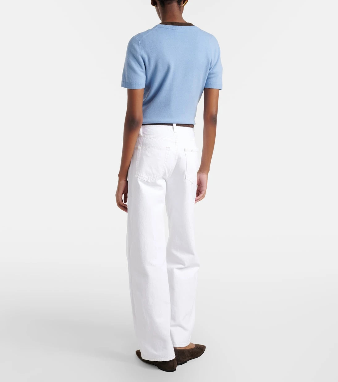 Frame - Bow barrel-leg jeans