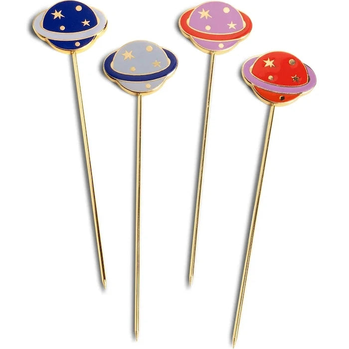 Бъркалки за коктейли Octaevo Cosmos 11,5 x 2 cm (4 броя)