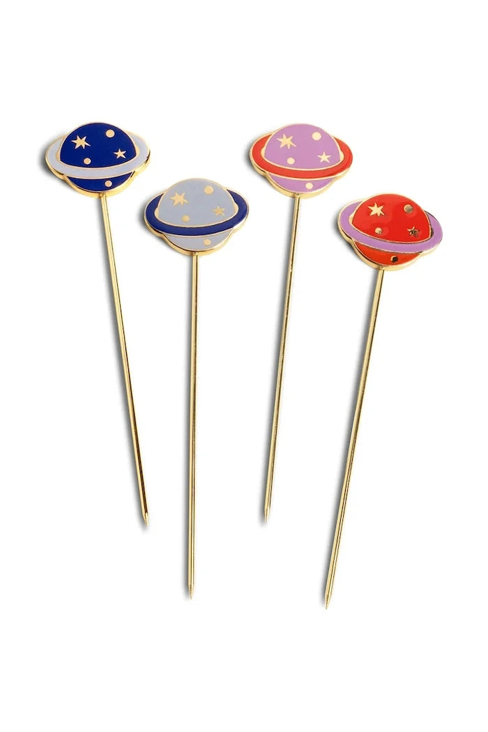 Бъркалки за коктейли Octaevo Cosmos 11,5 x 2 cm (4 броя)