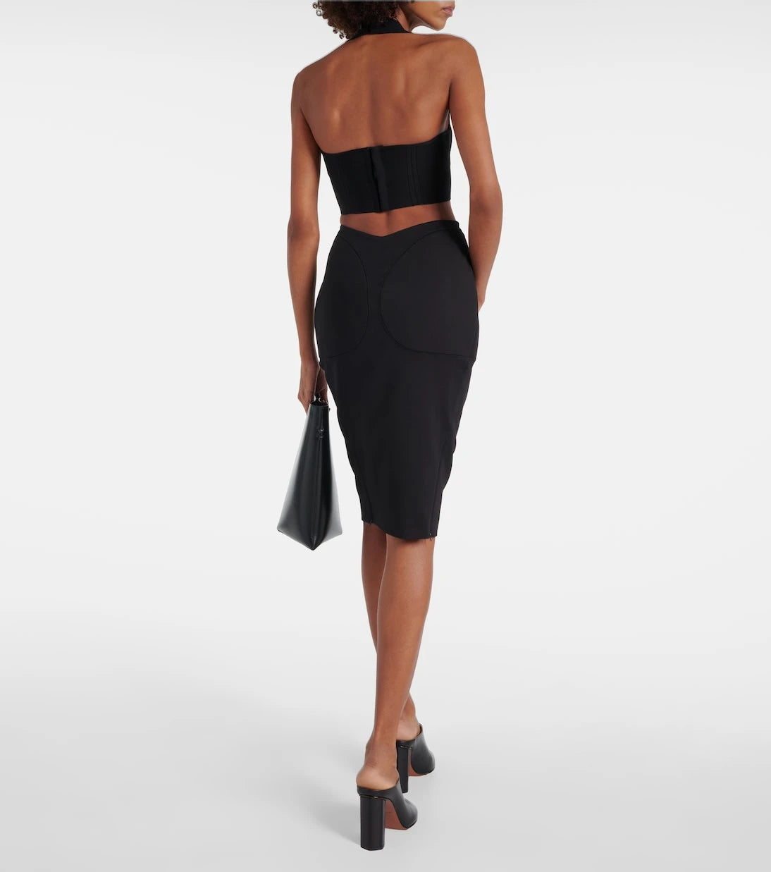 Alaïa - Ruched pencil skirt