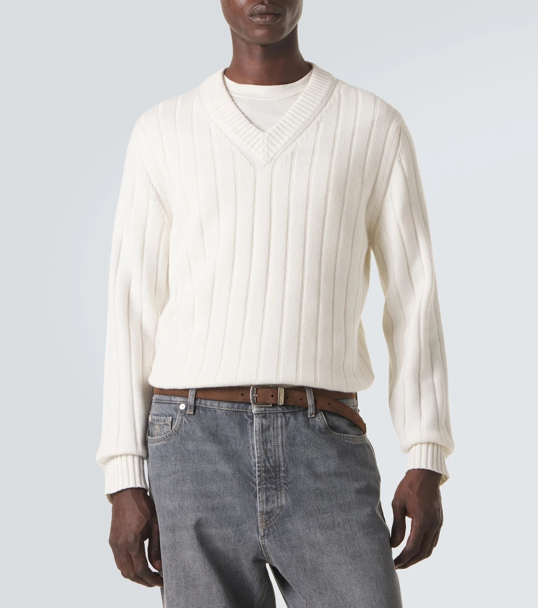 Brunello Cucinelli - Ribbed-knit cashmere sweater