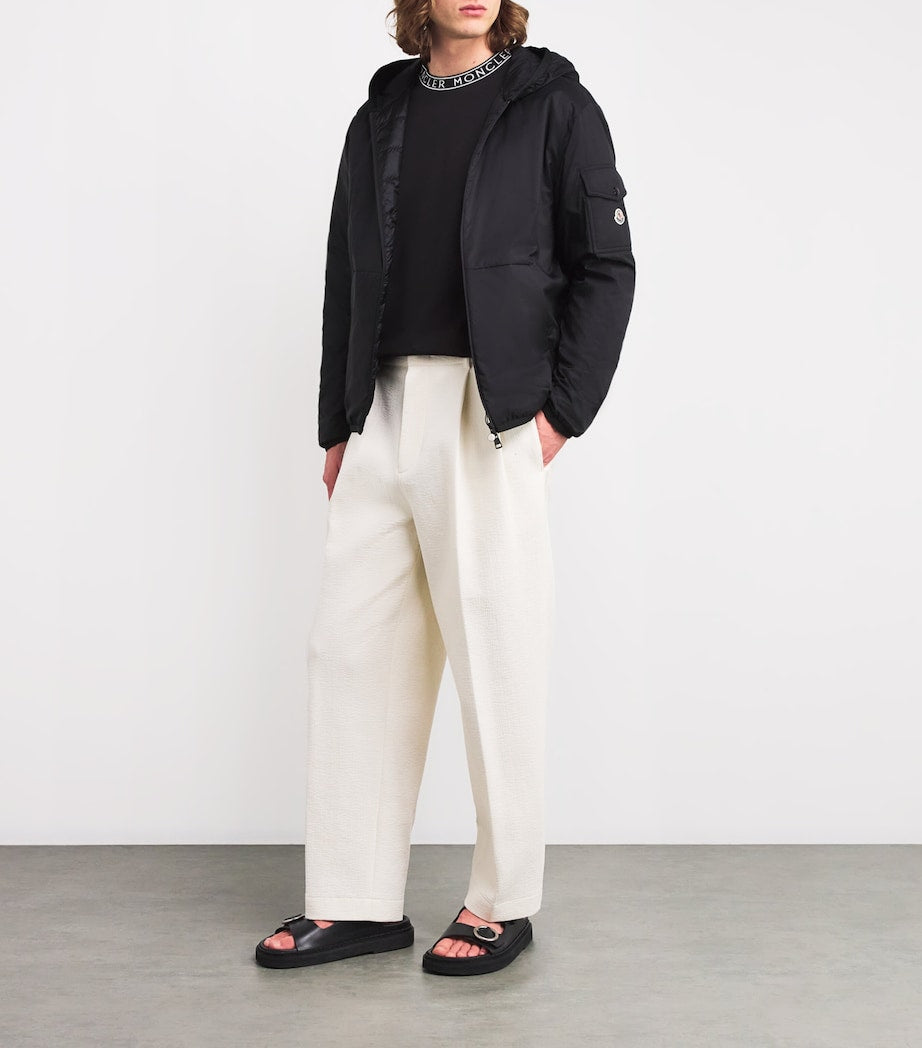 Black Monteynard Hooded Down Jacket