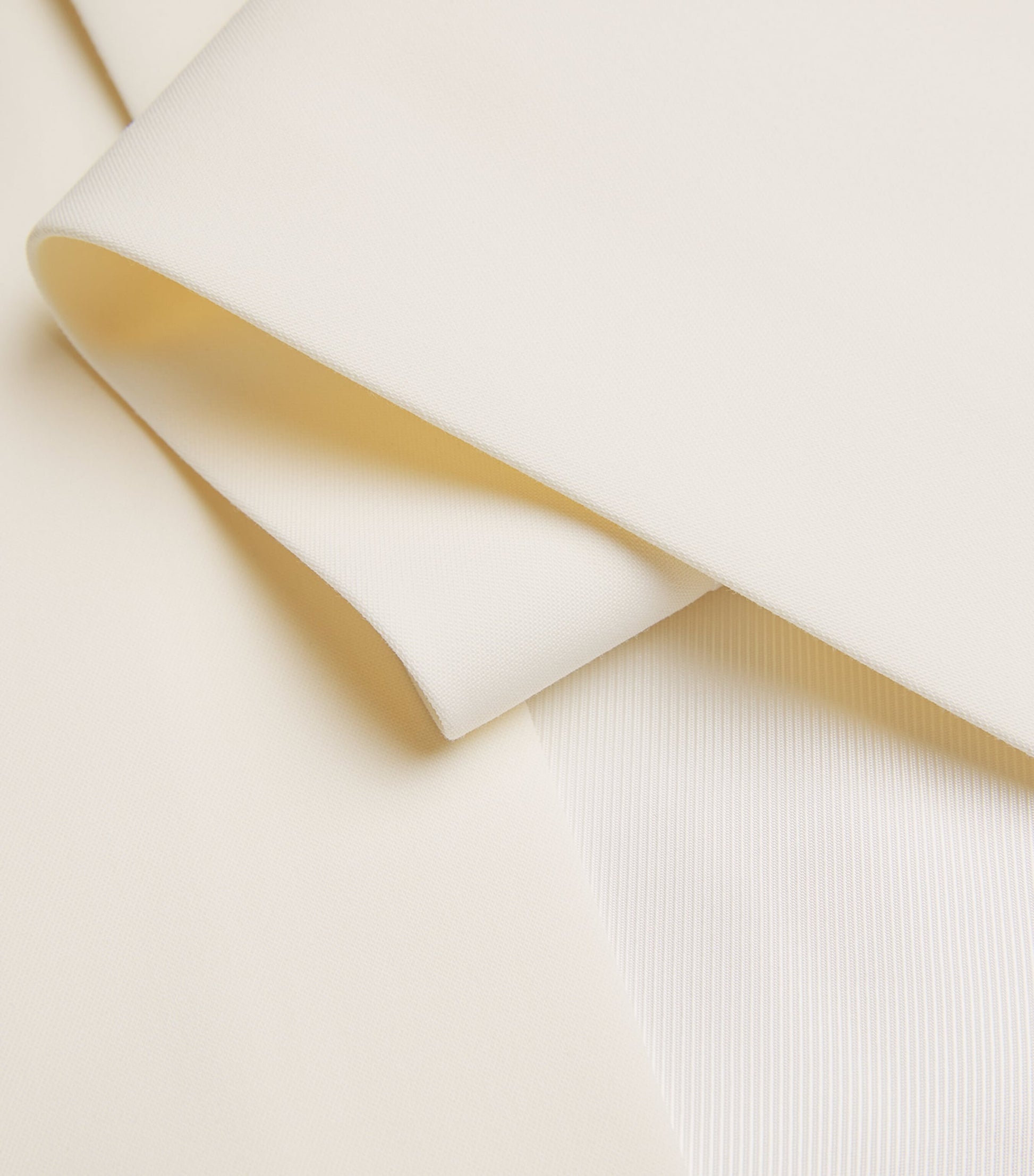 Róhe White Satin Midi Skirt