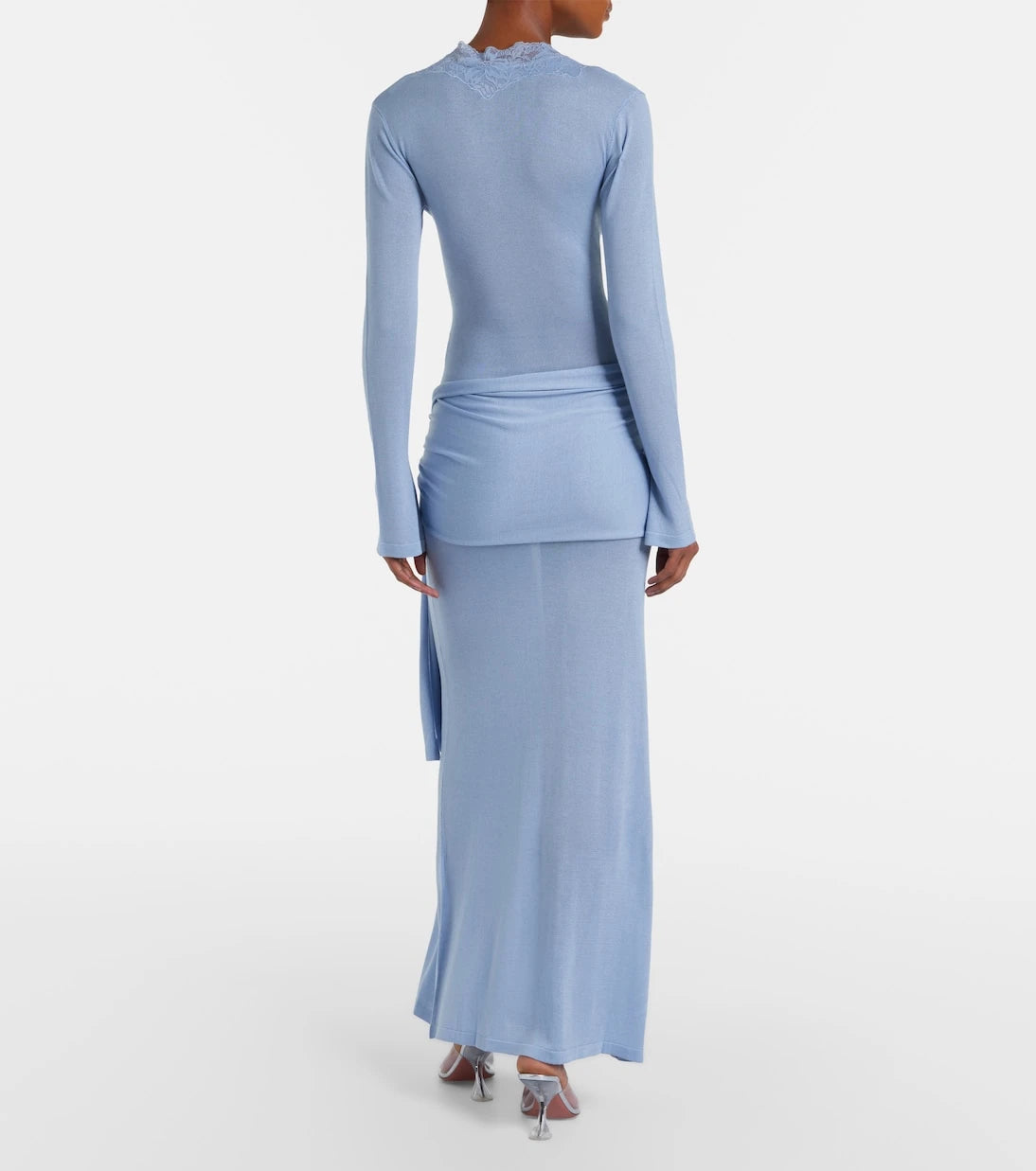 Aya Muse - Lace-trimmed maxi dress
