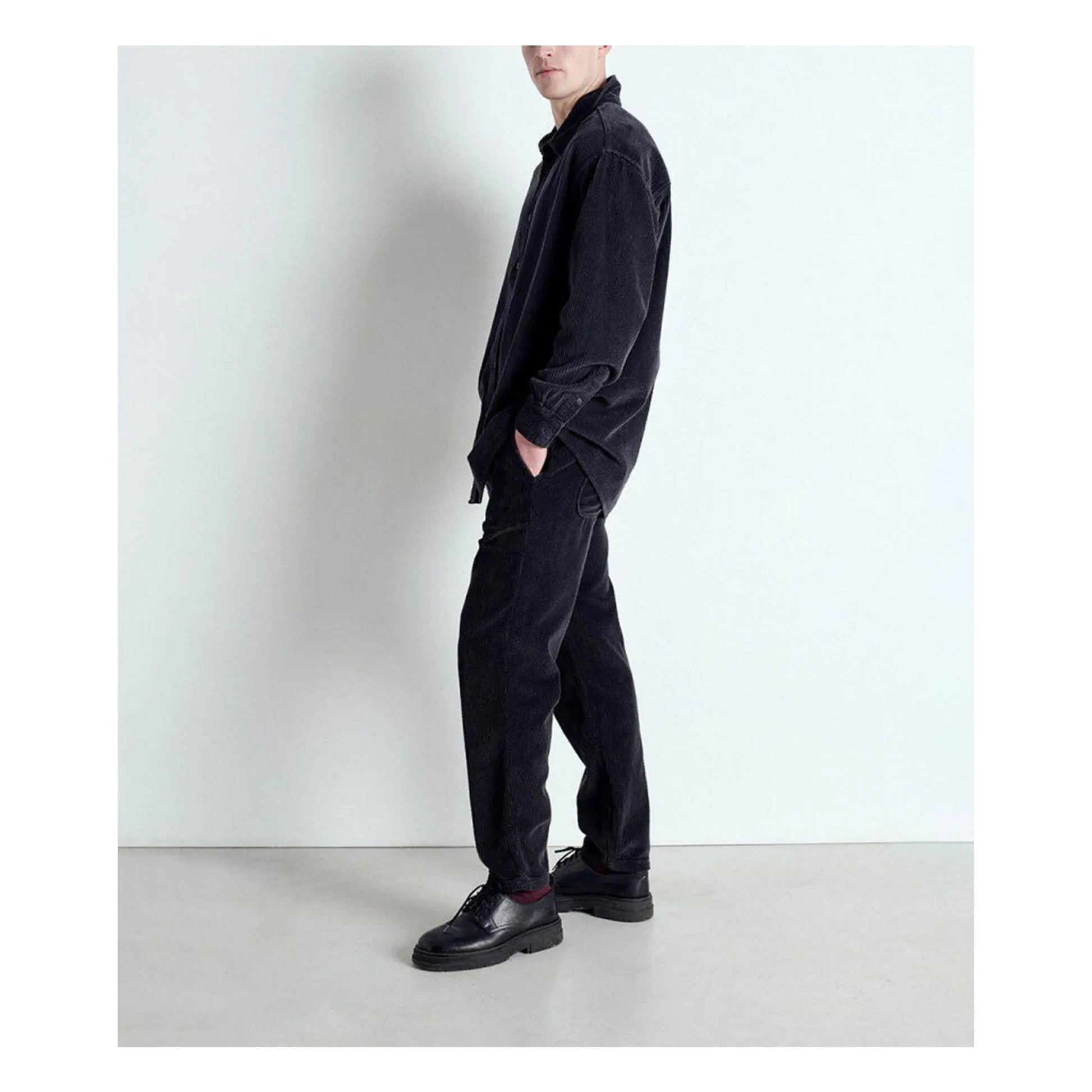 American Vintage - Padow Velvet Pants | Carbon