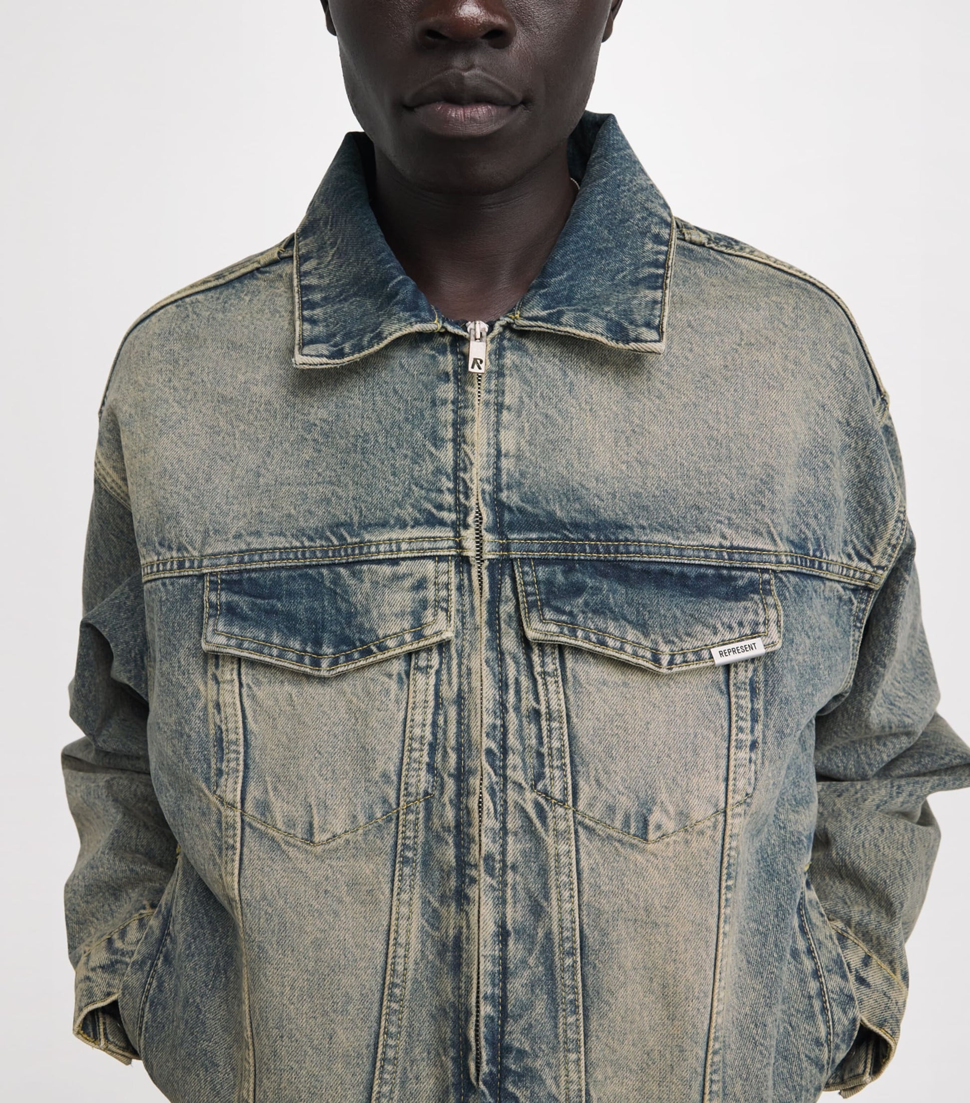 Represent Blue R4 Denim Jacket