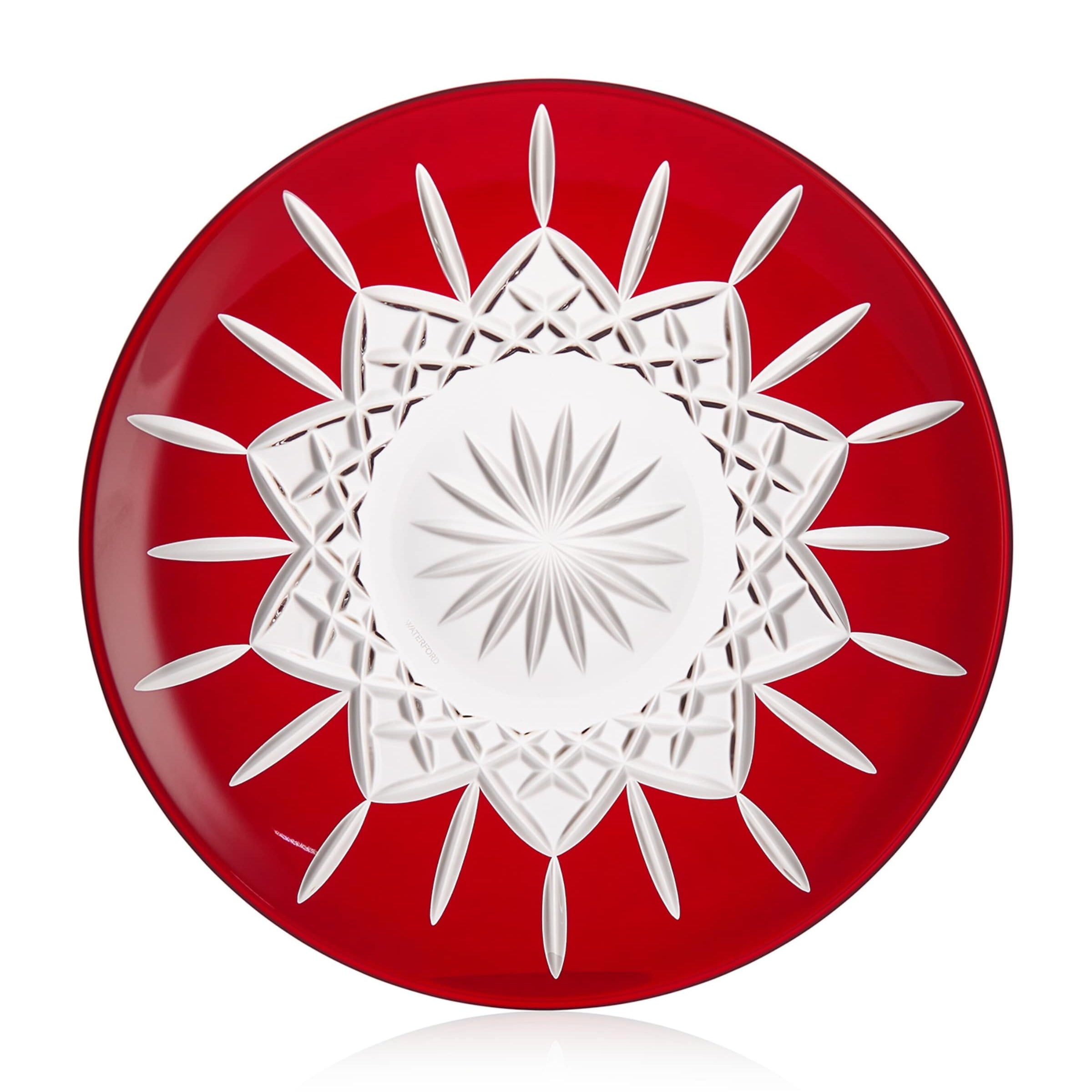 Lismore Red Decorative Plate (30cm)