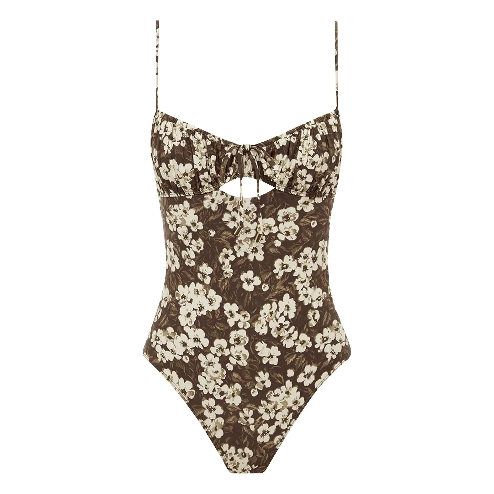 Peony - Solstice One-Piece Swimsuit | Brown
