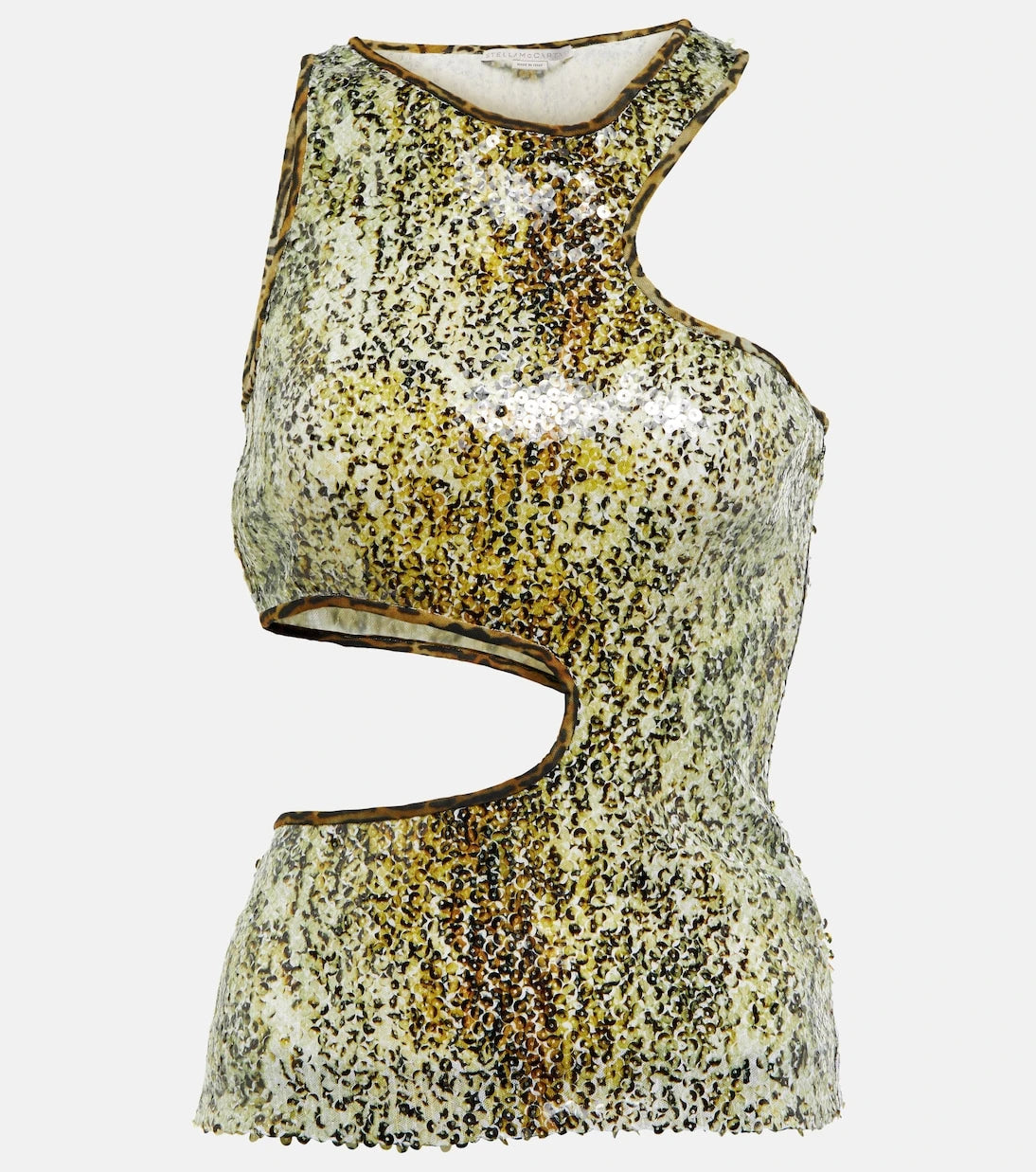 Stella McCartney - Sequined cutout tank top