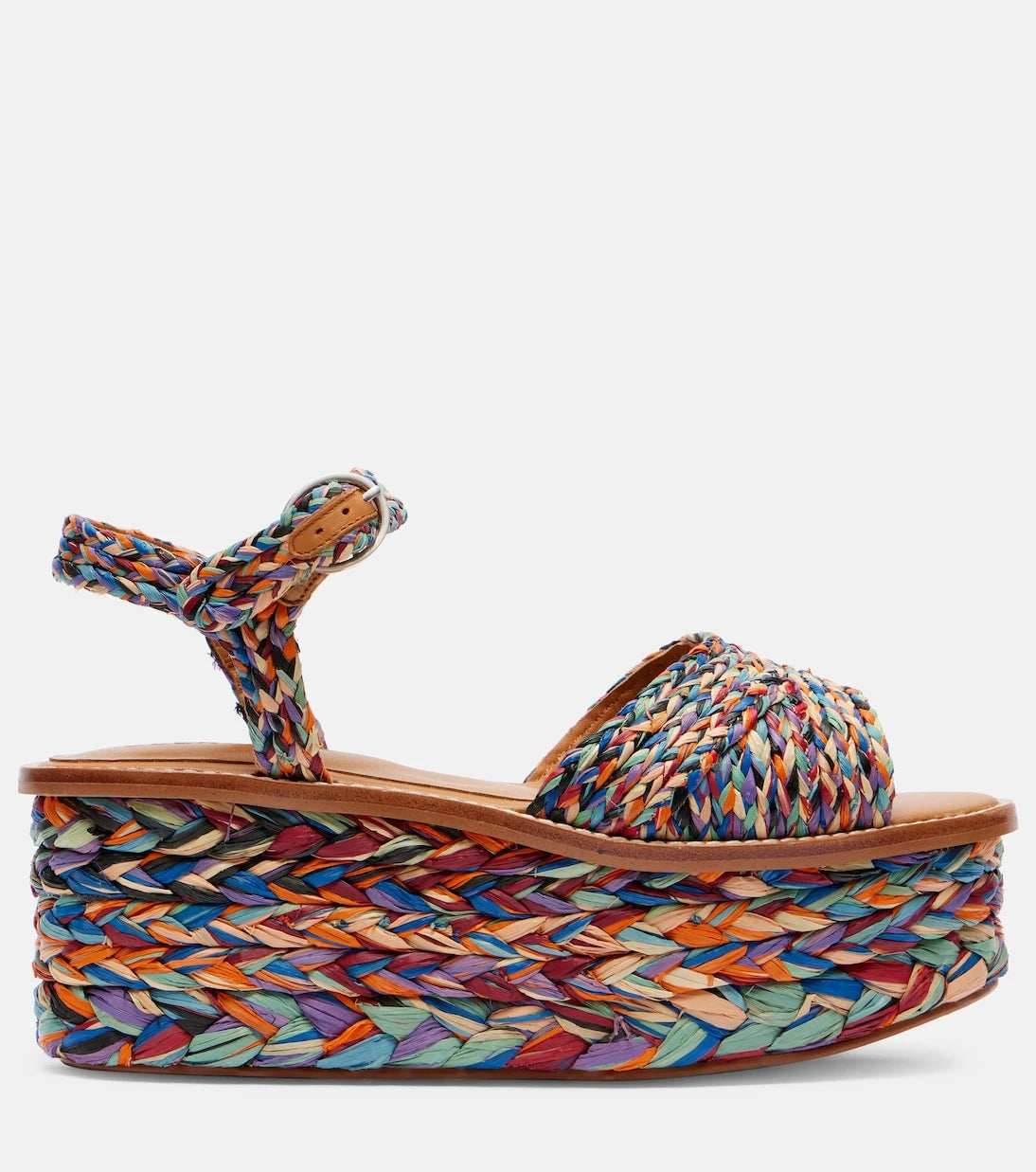Clergerie - Arty raffia platform sandals