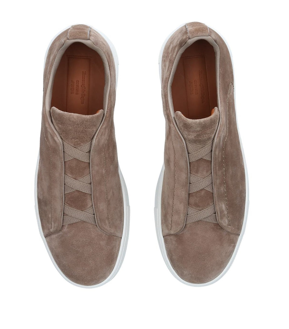 Suede Triple Stitch Sneakers