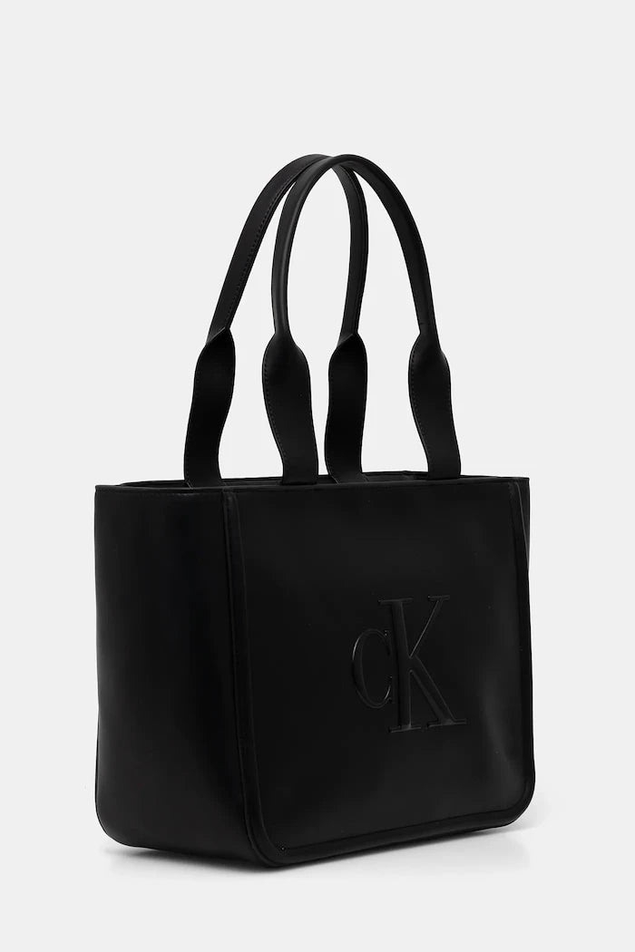 Calvin Klein шопинг чанта дамска от имитация на кожа