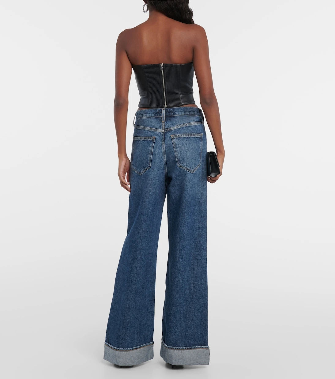 Amiri - Zip-up bustier top