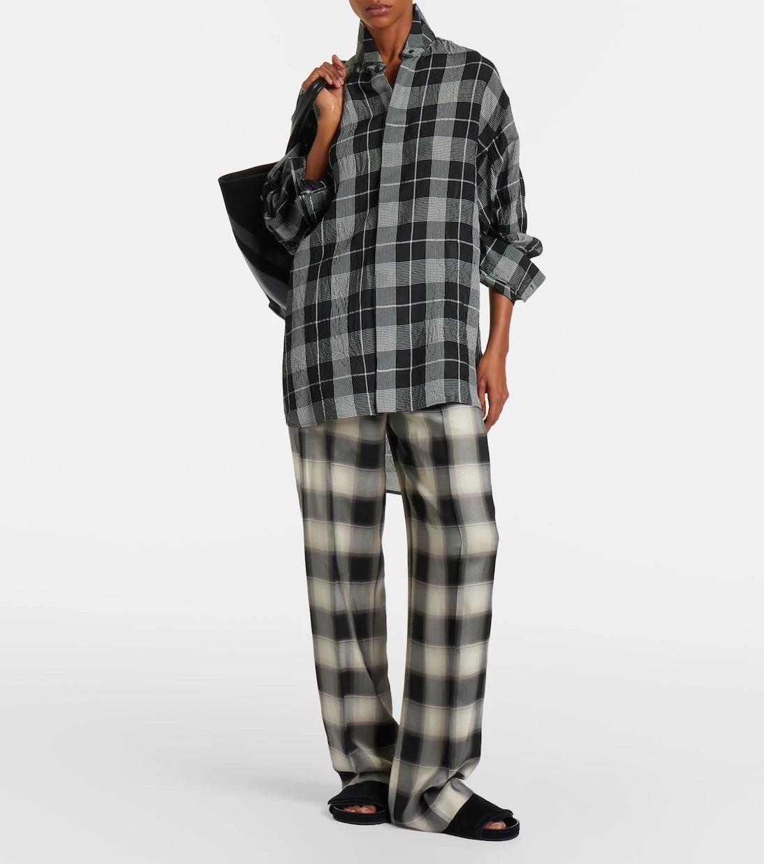 Phoebe Philo - Checked twill shirt