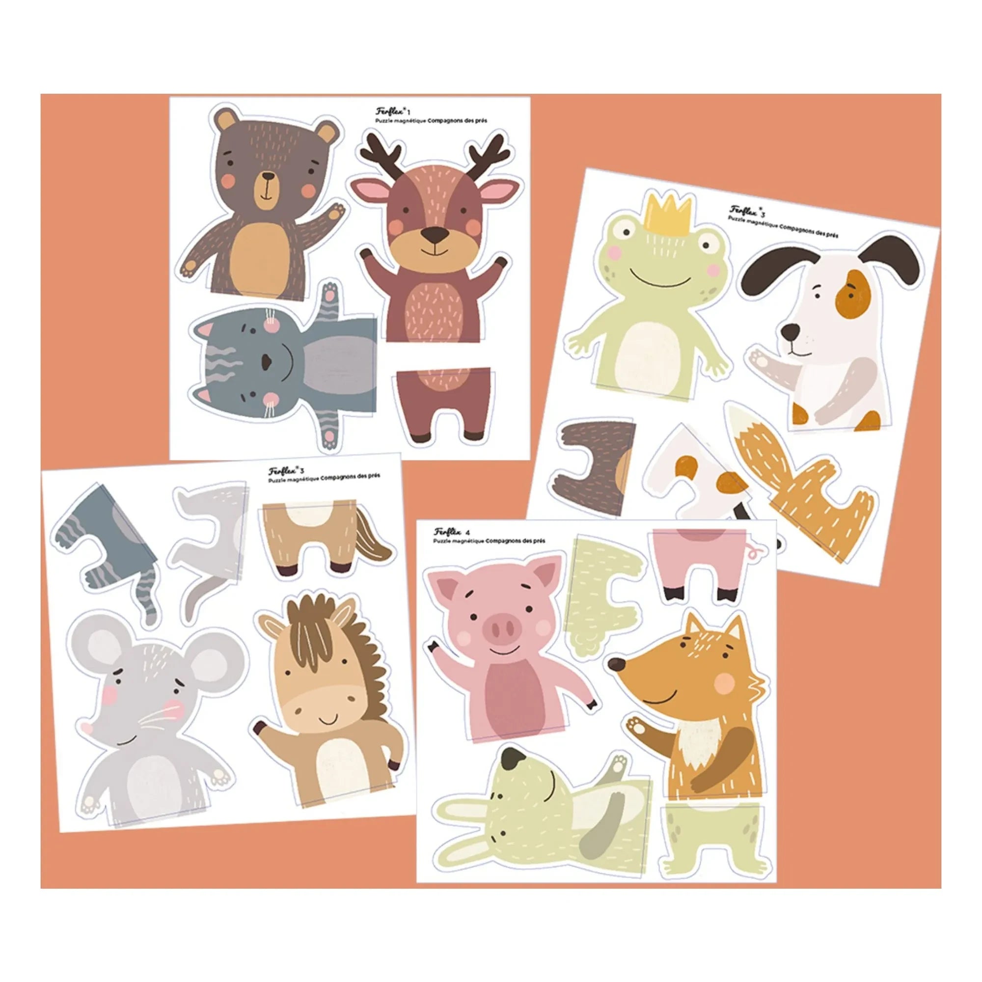 Ferflex - Compagnons des prés magnetic puzzle