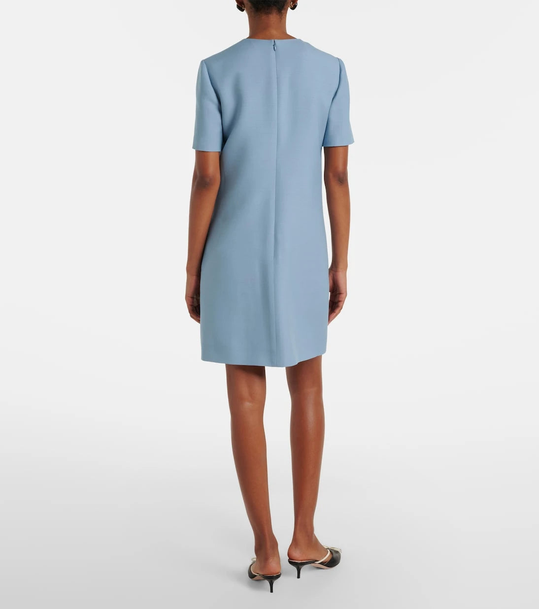 Valentino - Crepe Couture bow-detail minidress