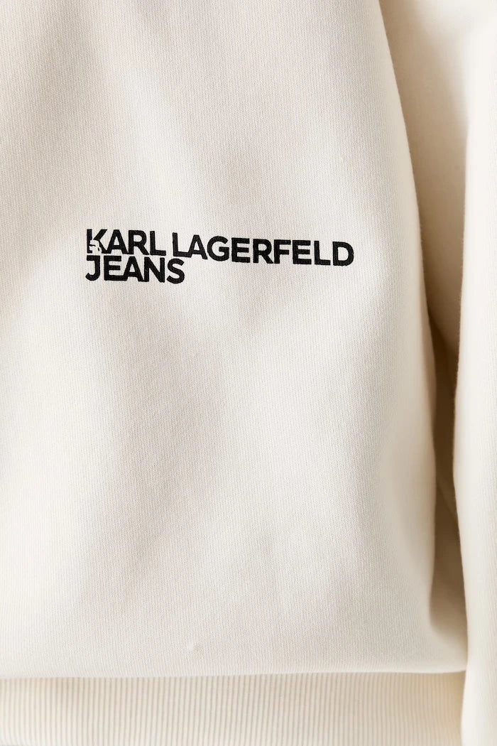 Karl Lagerfeld Jeans Kadın Pamuklu Oversize Sweatshirt