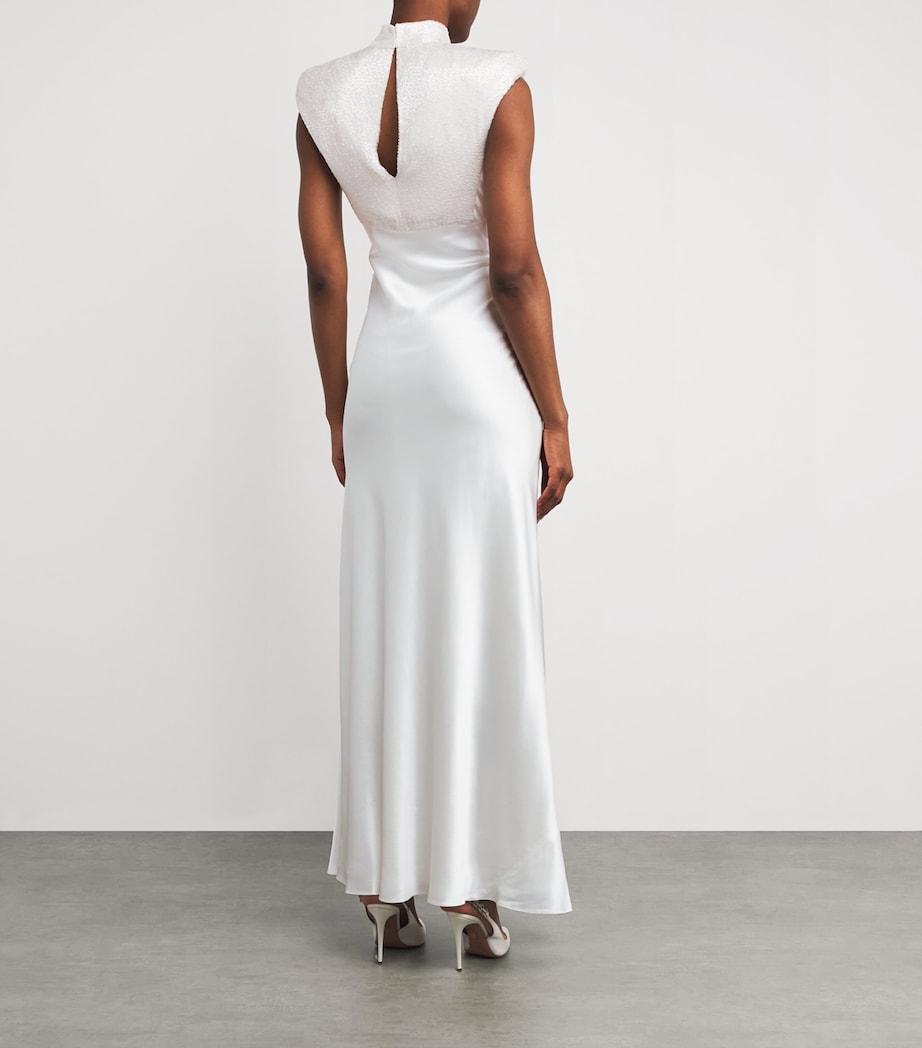 Satin Devotion Maxi Dress