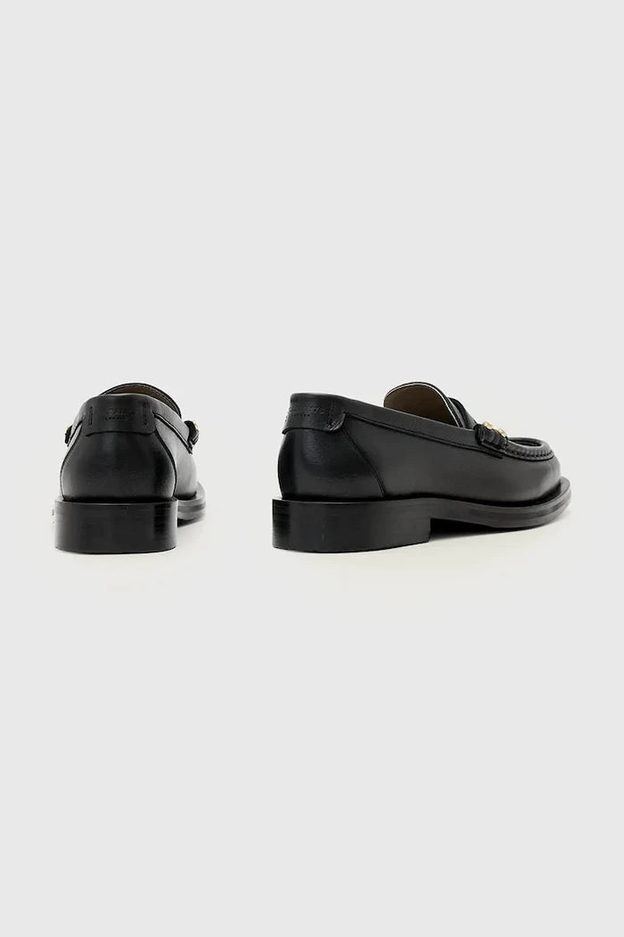 AllSaints мокасини дамски от кожа Bloom Stud Loafer